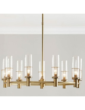 Candelabro de mezcla de materiales Essex