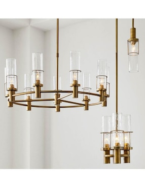 Candelabro de mezcla de materiales Essex