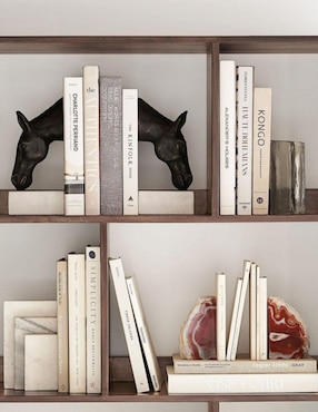 Sujetalibro Bronze Horse & Marble