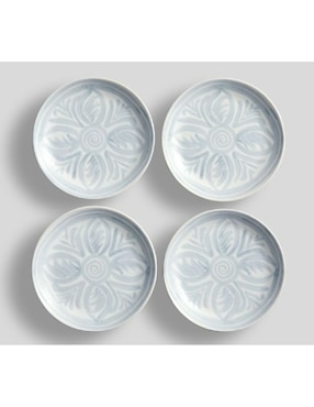 Set De Platos Chambray Tile De Gres