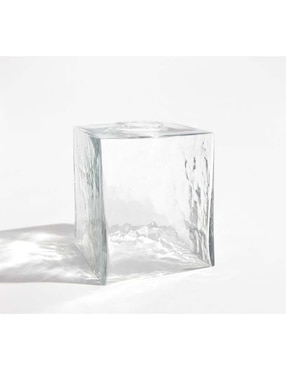 Caja De Pañuelos Hammered Glass