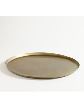 Charola multiusos Brass Metal de metal
