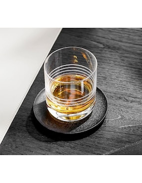 Set de portavasos Chateau Wood Coasters de madera 4 piezas