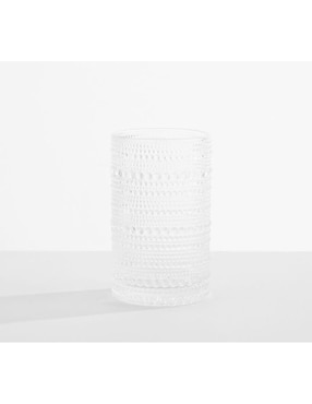 Vaso high ball Jupiter Hobnail de vidrio
