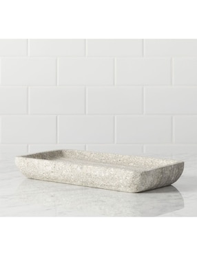 Charola multiusos Greystone Bathroom de piedra