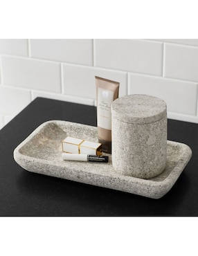 Charola multiusos Greystone Bathroom de piedra