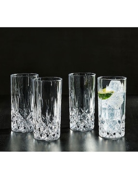Imagen de producto Set vaso High Ball Westwood de vidrio con 4 piezas