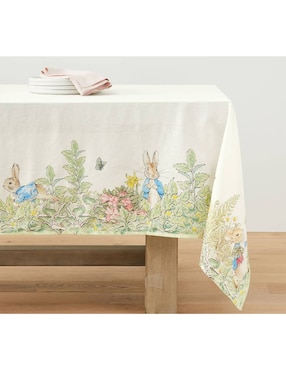 Mantel rectangular de algodón Peter Rabbit