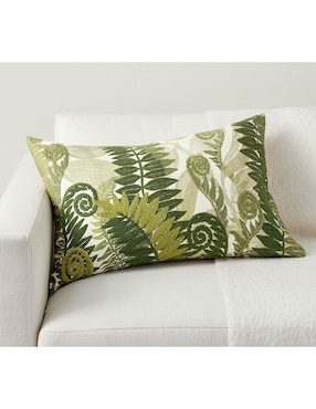 Funda cojín Fern Botanical Embroidered