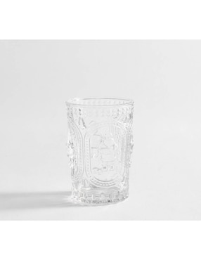 Set de vasos cortos San Nicolás de cristal con 4 piezas