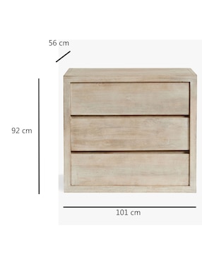 Cómoda Cayman de madera