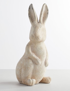 Figura decorativa de conejo White Stone Bun