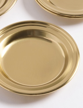 Set de portavaso Pottery Barn Harrison de acero inoxidable 4 piezas