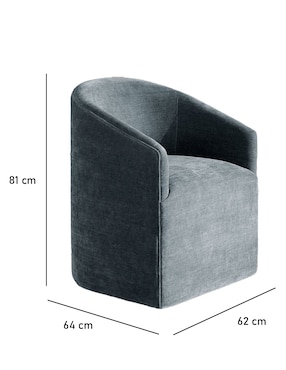 Silla Baldwin Dining de tela