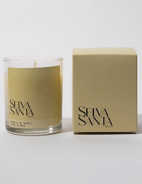 Vela aromática Selva Santa aroma neroli y cedro blanco