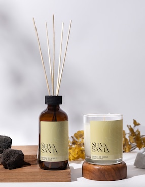 Vela aromática Selva Santa aroma neroli y cedro blanco