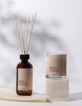Vela aromática Selva Santa aroma flor de mongolia y sal de mar