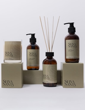 Vela aromática Selva Santa aroma verbena y bergamota