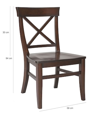 Silla 2 piezas Araron de madera