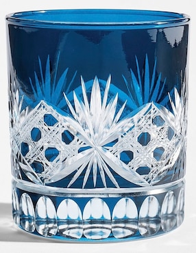 Set vaso para agua Antique Cut de vidrio con 4 piezas