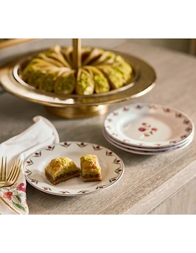 Plato postre Ramadan 2025 de cerámica
