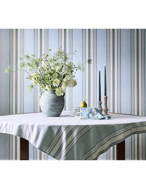 Mantel cuadrado de algodón Kravet