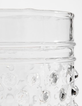 Set vasos Hobnail de vidrio con 4 piezas