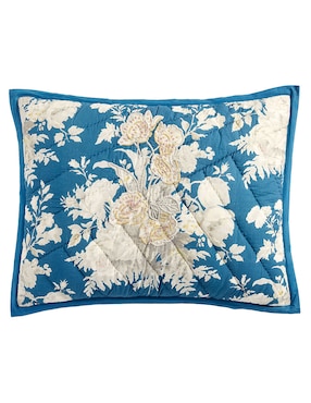 FUNDA P/ALMOHADA PB BETHANY BLUE FL FLO