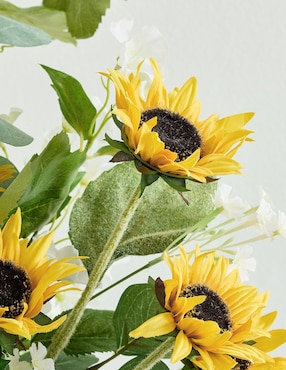 Ramo de girasoles decorativos Elevanted Greens