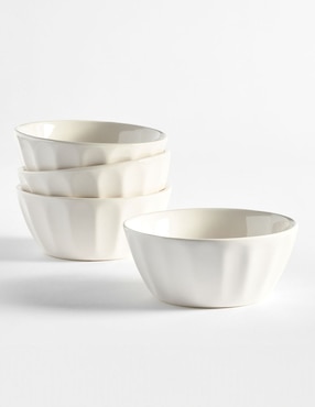 Set bowl Herloom Dinner 4 piezas de cerámica