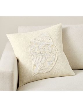 Funda Cojín Pottery Barn PB Conch Shell EMB