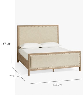 Cama Toulouse de madera