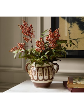 Florero Printed de arcilla de terracota