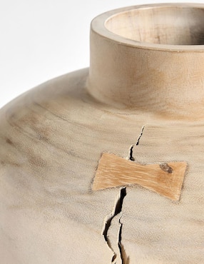 Florero Pb Butterfly Joint de madera