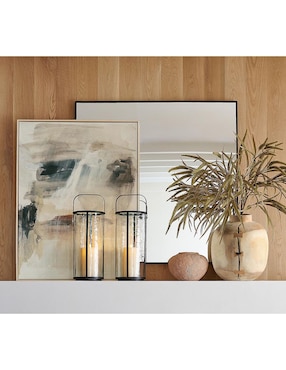 Florero Pb Butterfly Joint de madera