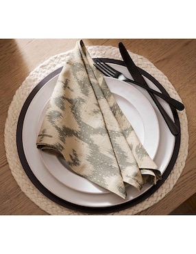Set servilleta Kantha de algodón 4 piezas