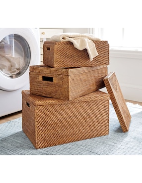 Canasta con forma rectangular Tava