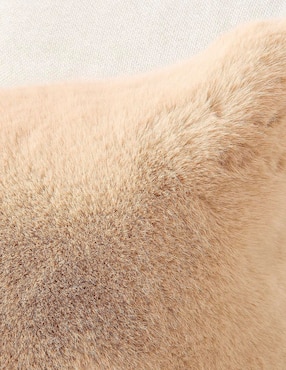Funda cojín Faux Fur Mink