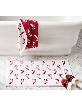 Tapete para baño Candy Cane