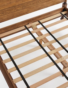 Cama Summerville de madera Queen size
