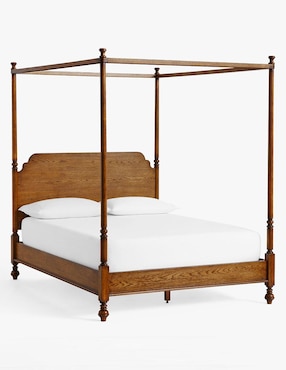 Cama Summerville de madera Queen size