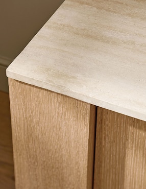 Consola Travertine de madera