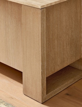 Consola Travertine de madera
