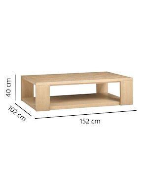 Mesa de centro Blair de madera