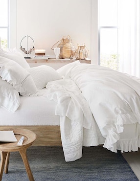 Duvet Belgian Fringe Ruffle