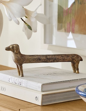 Figura decorativa de perro Sculpted Dog