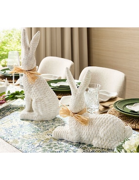 Figura decorativa de conejo Woven Bunny