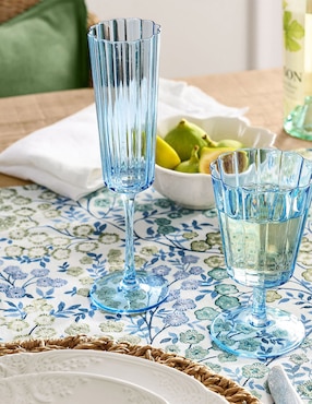 Copas para champán Fluted de cristal