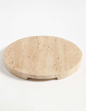 Tabla para queso Travertine de mármol