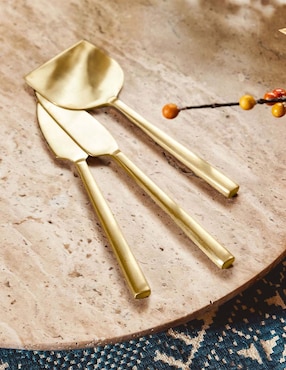 Tabla para queso Travertine de mármol